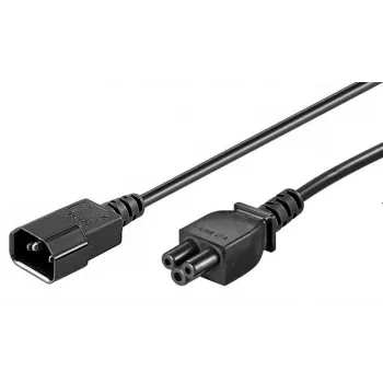 Microconnect PE080610 καλώδιο ρεύματος μαύρο 1 m υποδοχή C14 υποδοχή C5