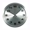 NeXtime Επιτοίχιο ρολόι 2906zw Mercure, Ø25 cm, Ασημί