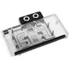 Υδρόψυκτη κάρτα γραφικών Alphacool Core RX 9070 XT Hellhound+ Διαφανές Chrome με backplate
