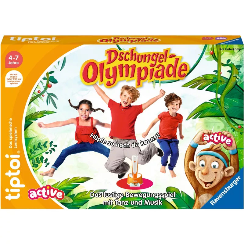 tiptoi ACTIVE Dschungel-Olympiade, επιτραπέζιο παιχνίδι