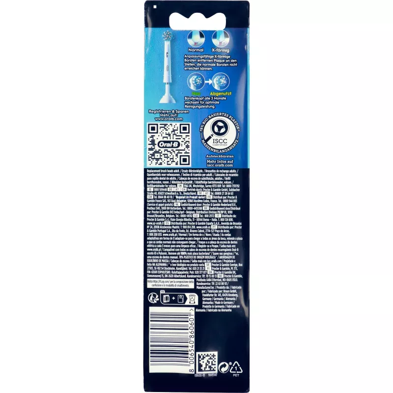 Oral-B Pro Sensitive Clean Ανταλλακτικές κεφαλές βουρτσών, 10 τεμ.