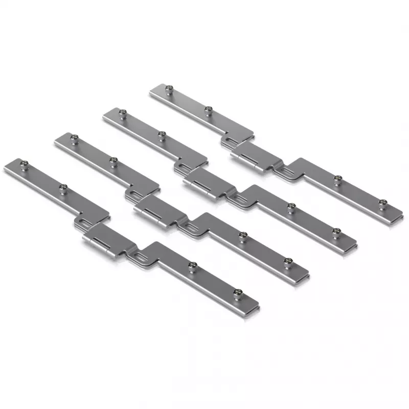 Κιτ στοίβαξης rack Ubiquiti UACC-Rack-Stacking-Kit 12U ασημί