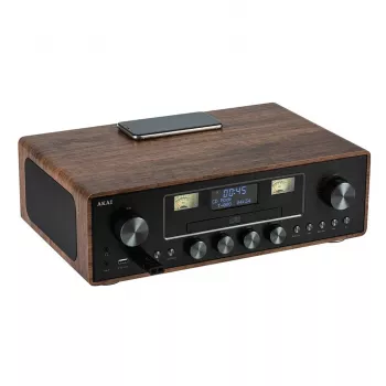 Σύστημα Micro-HiFi AKAI AM-100 RHAPSODY — συμπαγές μίνι ηχοσύστημα με ενσωματωμένο ενισχυτή και αναπαραγωγή CD/USB