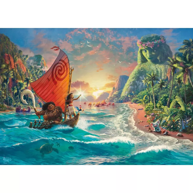 Thomas Kinkade Studios: Moana – Vaiana, παζλ 1000 τεμαχίων