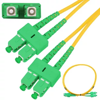 Καλώδιο patch Extralink SC/APC–SC/APC Singlemode Duplex G.652D 3 mm, 3 m