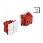 DeLOCK Easy 45 διακόπτης 2 απλών, 45 x 45 mm, λευκό, 250 V AC 10 A