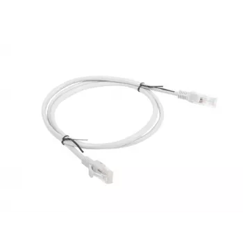 LANBERG Cat6 U/UTP RJ-45 Καλώδιο δικτύου PCU6-10CC-0100-S, 1 m, γκρι