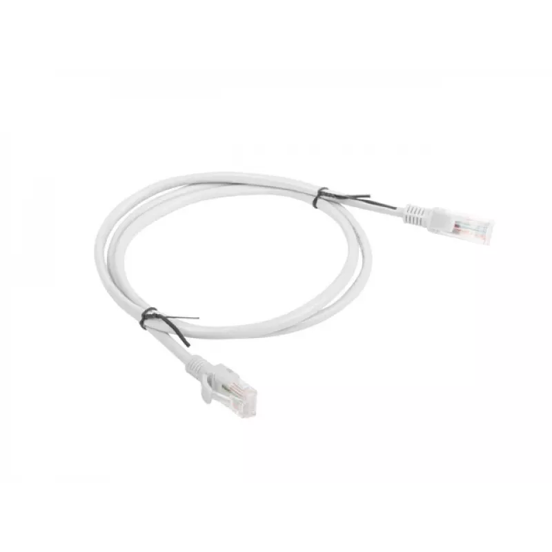 LANBERG Cat6 U/UTP RJ-45 Καλώδιο δικτύου PCU6-10CC-0100-S, 1 m, γκρι