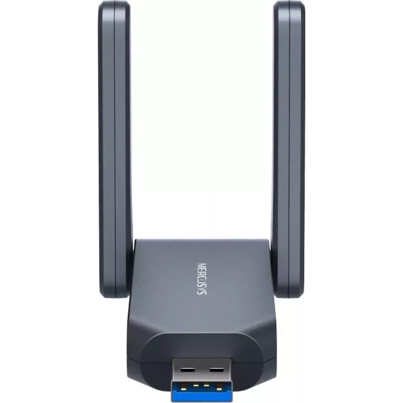 Ασύρματος προσαρμογέας USB MERCUSYS MA37BEH — High-Gain Wi-Fi 7 (BE6500) συμβατότητα USB-C/USB-A
