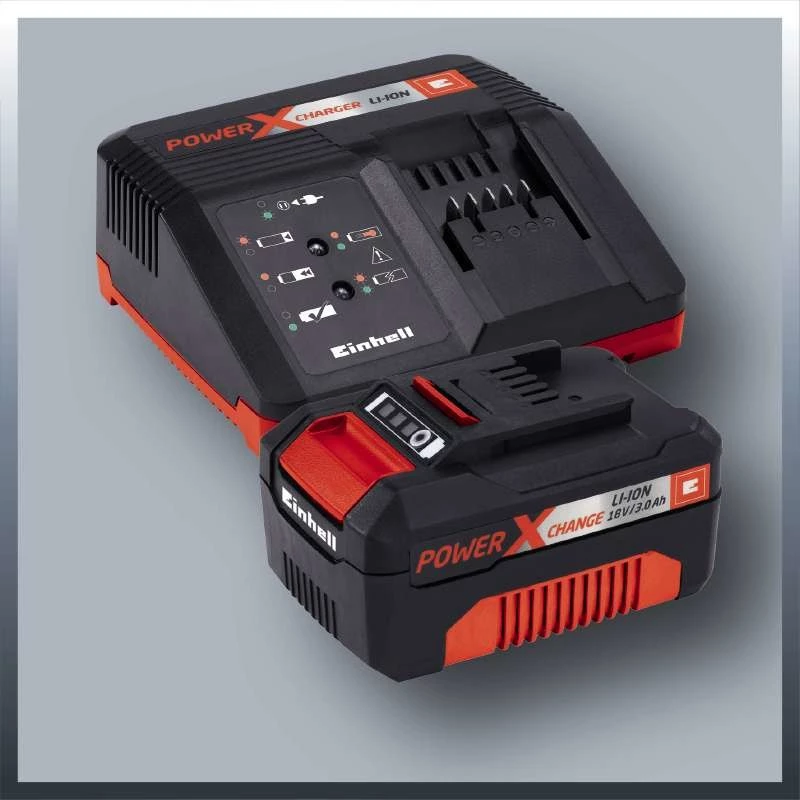 Einhell GE-LC 18 Li Kit 2400 RPM Μαύρο, Κόκκινο