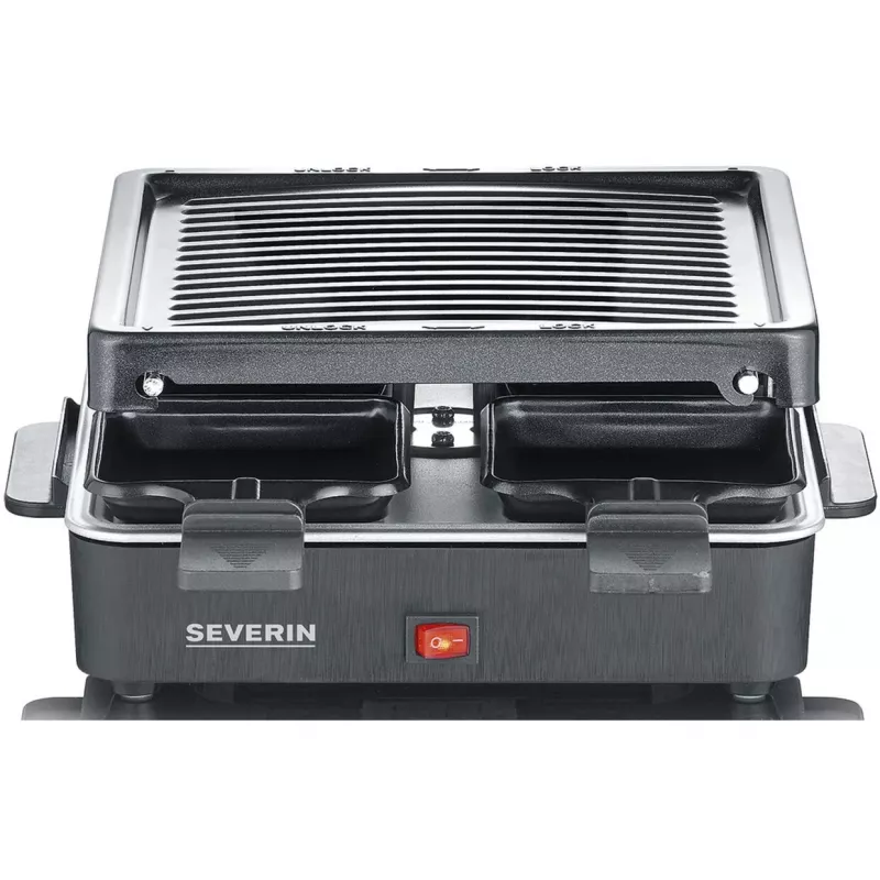 Severin Mini Raclette Grill 4 μικρά αντικολλητικά τηγανάκια 600 W