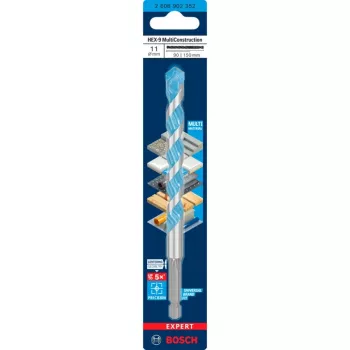Τρυπάνι Bosch Expert HEX-9 Multi Construction Ø11 mm, Εξαγωνικό στέλεχος