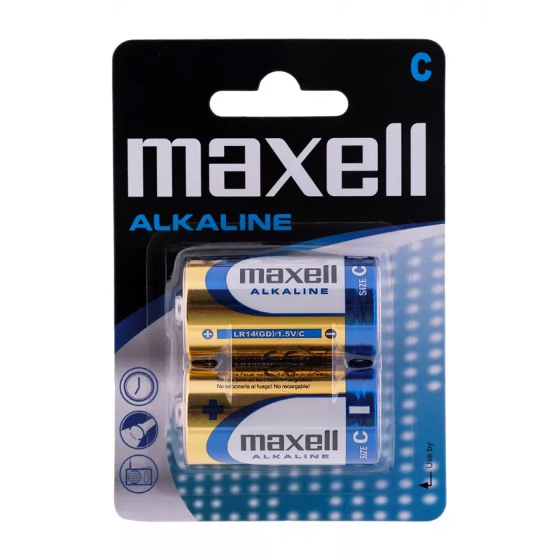 Maxell LR14 (C) αλκαλική μπαταρία, 2 τεμ.