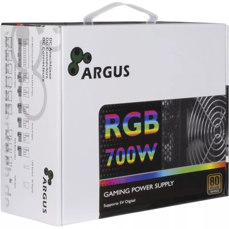 Τροφοδοτικό Inter-Tech Argus RGB-700W II 700W