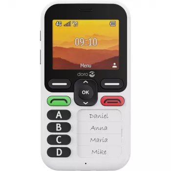 Smartphone Doro Leva X10 2,4 ίντσες 1150 mAh Γραφίτης