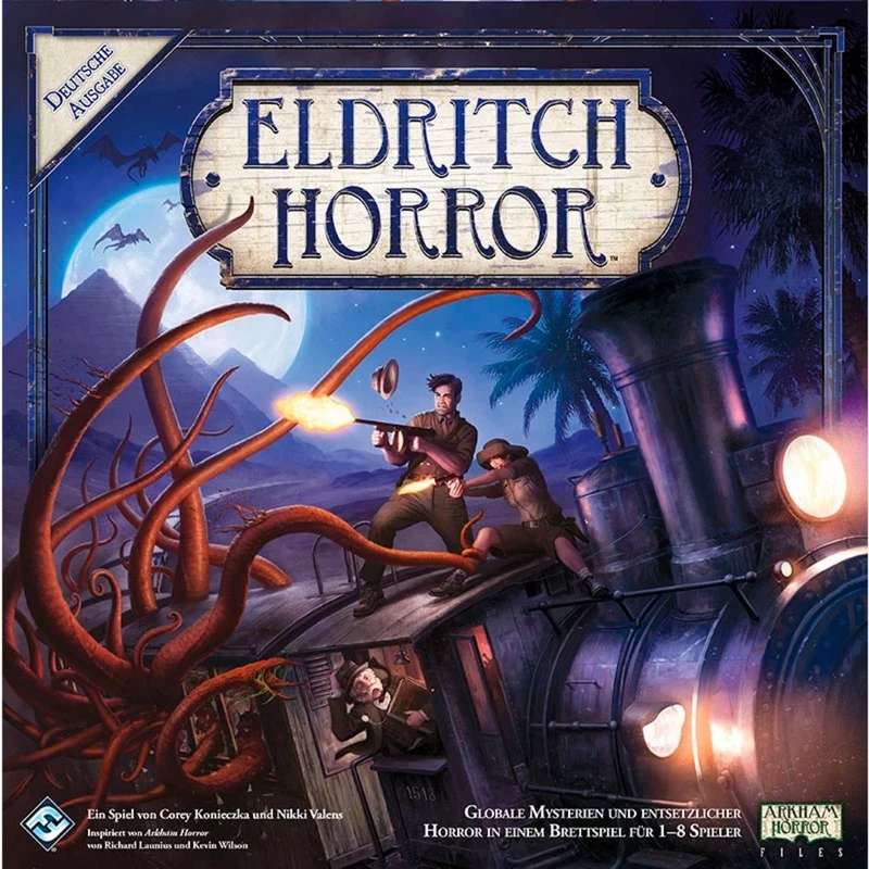 Eldritch Horror βασικό παιχνίδι οικογενειακό παιχνίδι