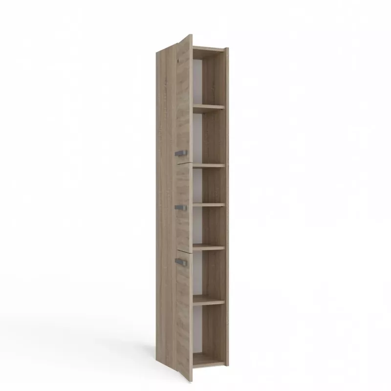 Topeshop S33 SONOMA ντουλάπι αποθήκευσης μπάνιου δρυς