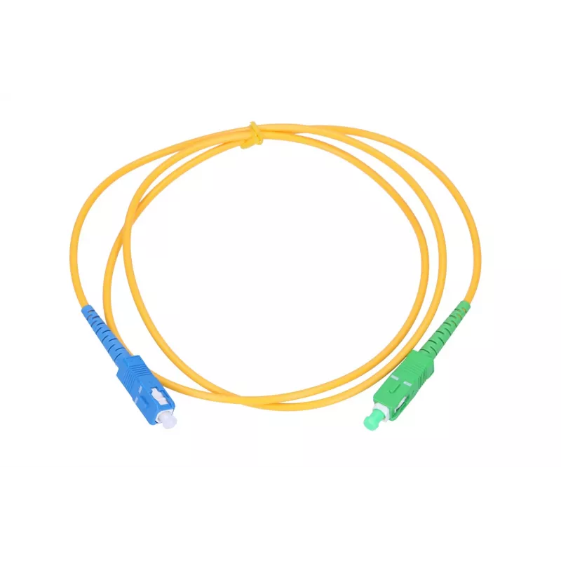 Καλώδιο δικτύου Extralink Patchcord SC/APC-SC/UPC Single mode G652D 1m