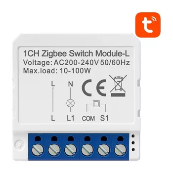 Avatto LZWSM16-W1 ZigBee Έξυπνη μονάδα διακόπτη χωρίς ουδέτερο για εντοιχισμό