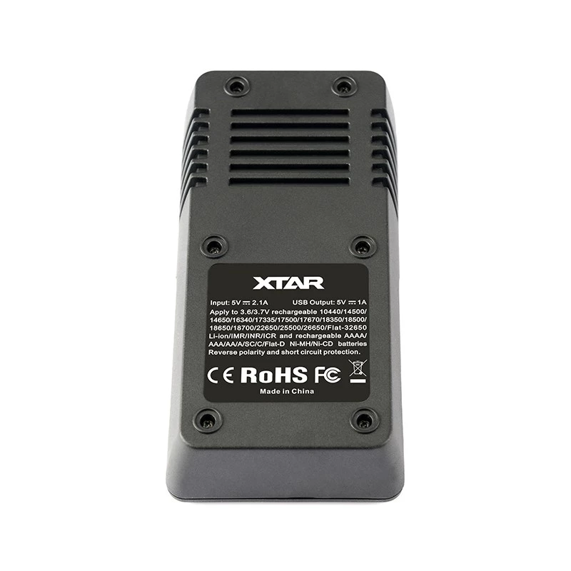 XTAR VC2 οικιακός φορτιστής μπαταριών USB