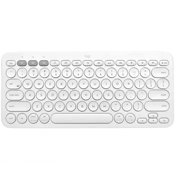 Logitech Multi-Device K380 - Πληκτρολόγιο - Ασύρματο - Bluetooth 3.0 - Γερμανικό - Off-White