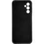 eSTUFF Madrid ES673214-BULK θήκη σιλικόνης Silk Touch για Samsung Galaxy A14 4G, μαύρη