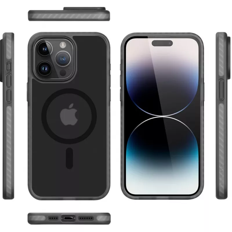 StyleShell Invisio, Θήκη κινητού μαύρο, iPhone 16 Pro Max