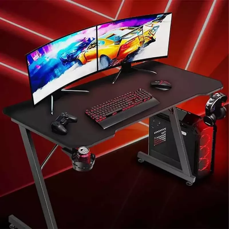 Γραφείο υπολογιστή Subsonic SA5706 μαύρο ευθύ PVC 120x60 cm