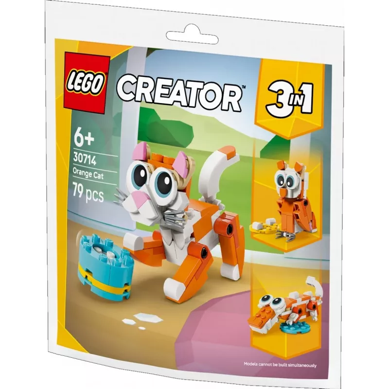 Blocks Creator 30714 Orange Cat