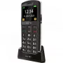 Bea-fon SL260 Silver Line κινητό τηλέφωνο με πλήκτρα, 2,2 ίντσες, 176 x 220, microSD, μαύρο/ασημί