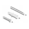 Πρίζα οπτικών ινών DeLOCK 2 x SC Simplex LC Duplex λευκό