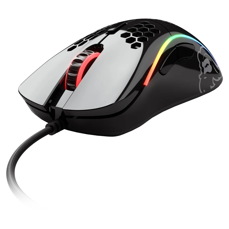 Glorious Model D Ποντίκι Gaming - Μαύρο, γυαλιστερό + Mousepad - XL