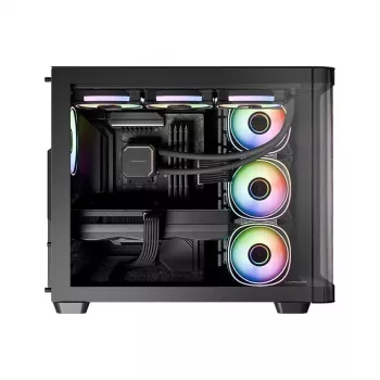 Κουτί υπολογιστή LC-Power LC-8001B-ON Midi Tower Μαύρο
