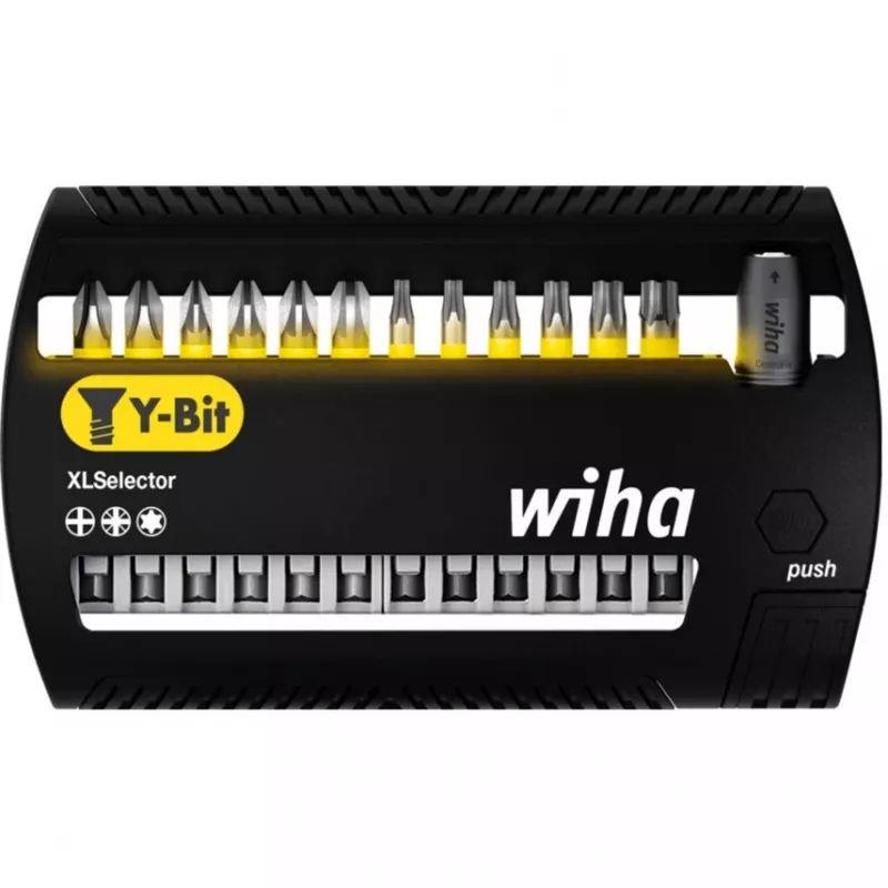 WIHA 41834 - σετ bits XLSelector, 13 τεμ. μικτά, 50 mm, Y-Bit (41834)