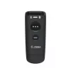 Φορητός αναγνώστης barcode Zebra CS60 1D/2D LED Ασύρματος IP65 Μαύρο, Bluetooth/USB, εμβέλεια 100 m, 83 g