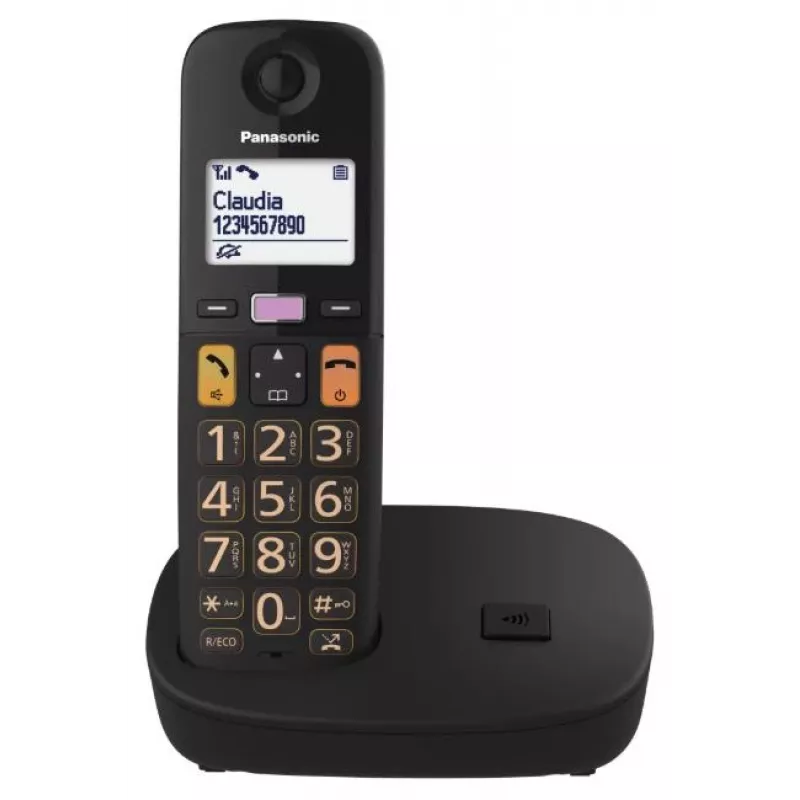 Ασύρματο τηλέφωνο Panasonic KX-TGU110FXB με τεχνολογία DECT