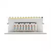 DeLOCK 10 ιντσών patch panel 8 port Cat.6A 1U γκρι