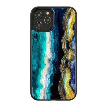 Θήκη προστασίας iKins για Apple iPhone 12 Pro Max – σχέδιο μωβ αχάτη