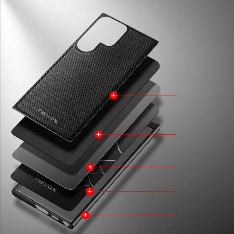 StyleShell NYLO, θήκη κινητού μαύρο, Samsung Galaxy S24 Ultra