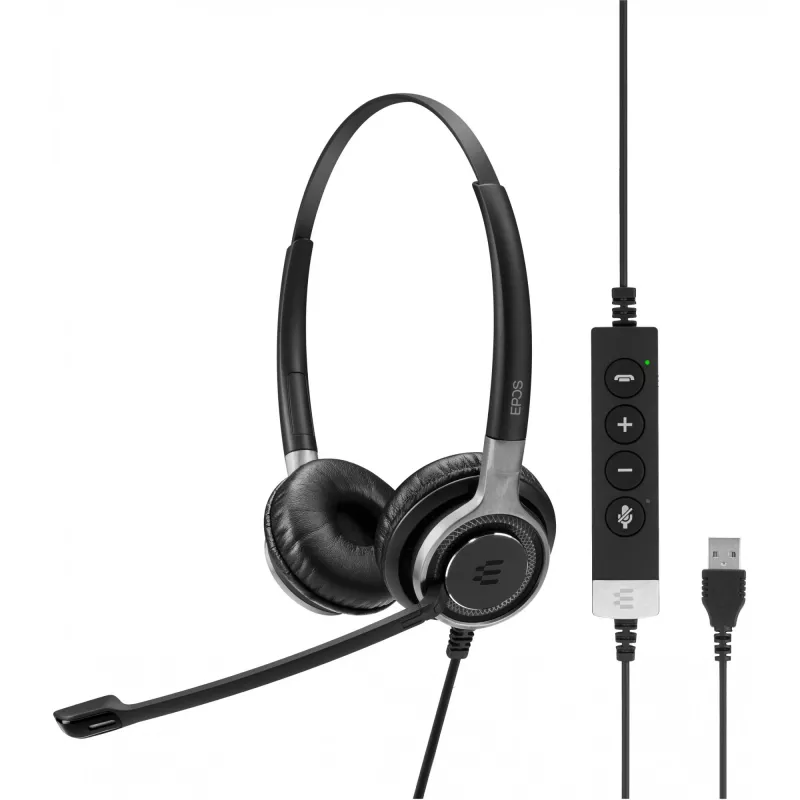 EPOS IMPACT SC 660 USB ML Headset Ενσύρματο Headband Τηλεφωνία/Μουσική USB Type-A Μαύρο, Ασημί