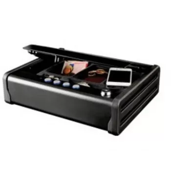 MASTER LOCK MLD08E χρηματοκιβώτιο μαύρο ανοξείδωτο χάλυβα