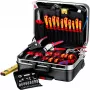 Knipex 00 21 06 BIG Basic Move ElektroPlus εργαλειοθήκη, 68 τεμαχίων, σετ εργαλείων ηλεκτρολόγου, τρόλεϊ, μαύρο