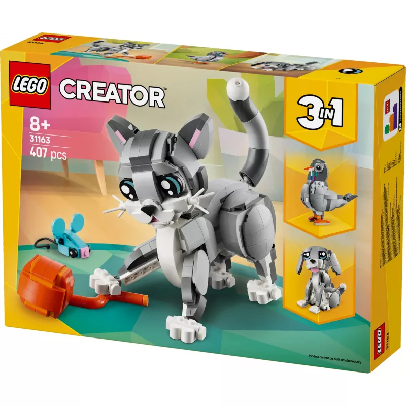 LEGO CREATOR 3 IN 1 31163 Παιχνιδιάρικη γάτα