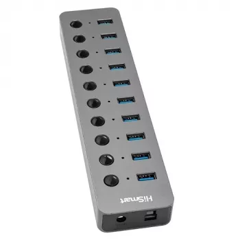 Προσαρμογέας USB Type-A 3.0 – 10 θέσεων USB 3.0 με διακόπτες
