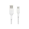Καλώδιο USB Belkin CAB002BT0MWH 0,15 m USB A USB C Λευκό