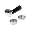Jata JECA2525 μηχανή espresso, 20 bar, 850 W, δεξαμενή νερού 1,8 l, σωλήνας ατμού, μαύρο / ανοξείδωτο ατσάλι