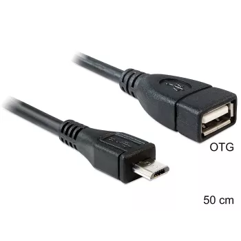 Καλώδιο USB DeLOCK 50cm Micro-USB B USB 2.0 A 83183