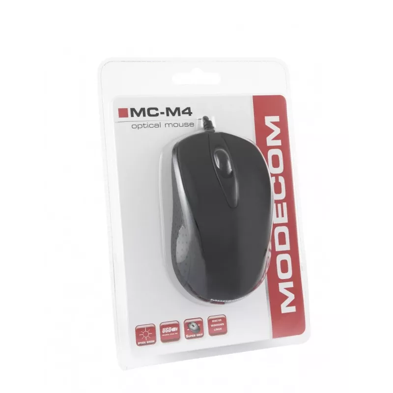 Modecom MC-M4 Ποντίκι USB Type-A Οπτικό 800 DPI αμφιδέξιο
