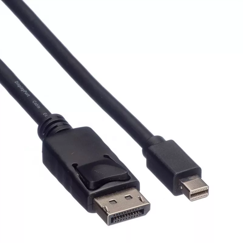 Καλώδιο DisplayPort Roline, DP ST - Mini DP ST, μαύρο, 1,5 m (11.04.5638)