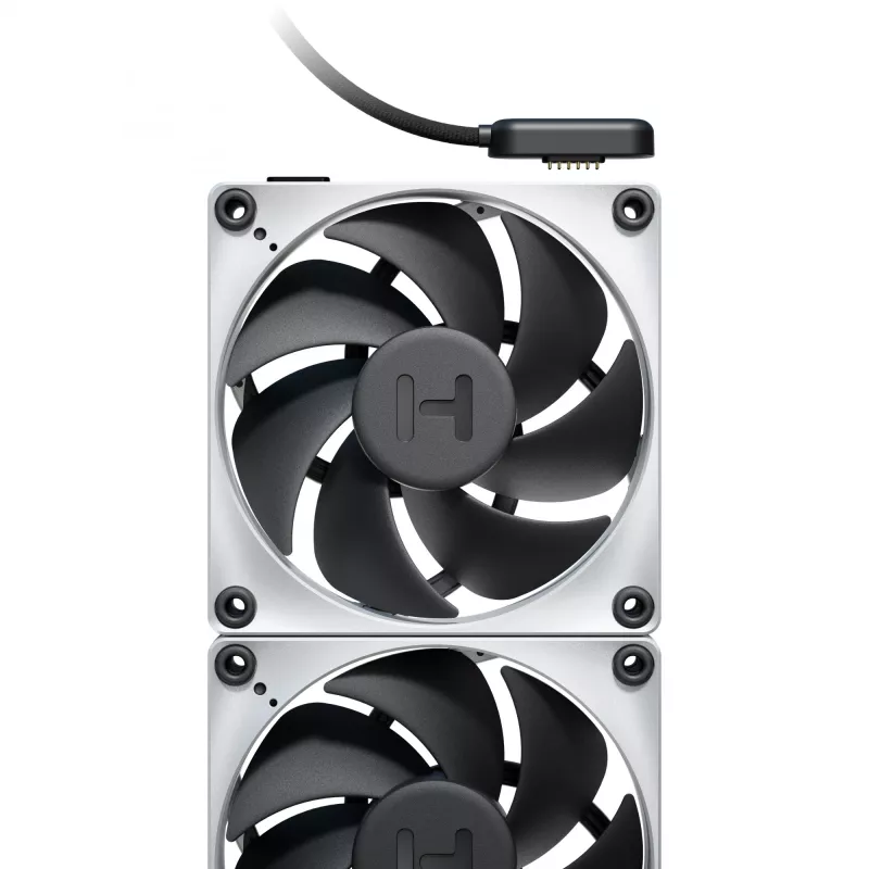 HYTE THICC FP12 120 mm ανεμιστήρας κουτιού συσκευασία 3 τεμ. λευκό